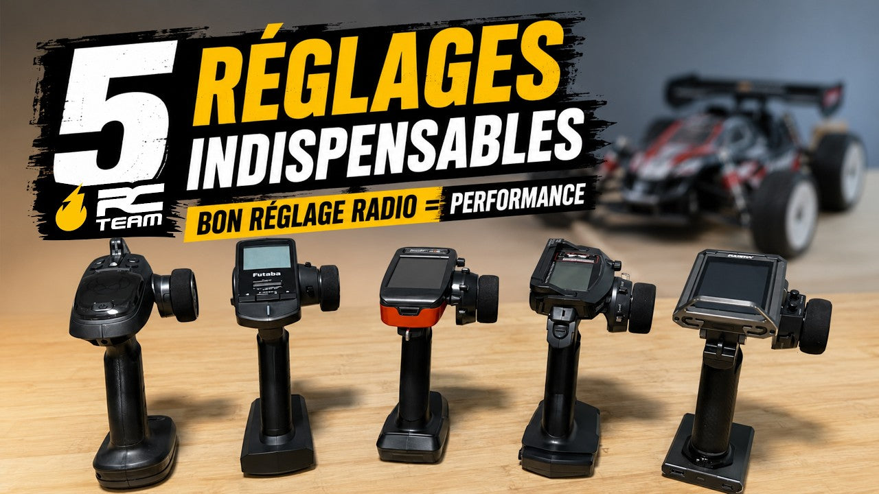 Radiocommande RC : Les 5 réglages indispensables pour mieux piloter