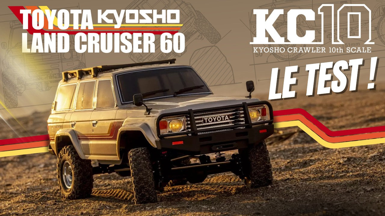 Kyosho KC10 Toyota Land Cruiser 60 : Test du nouveau scale ultra-réaliste