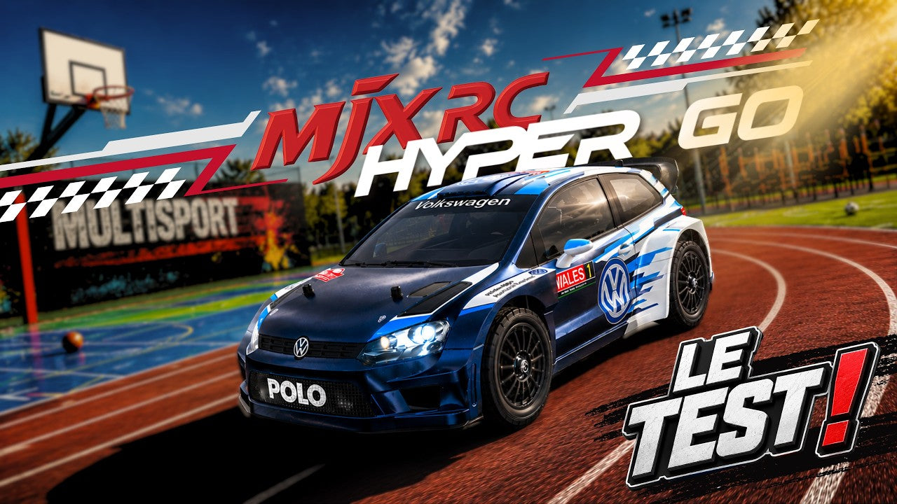 MJX Hyper GO Volkswagen Polo R WRC : Le Rallye RC haute performance à portée de main