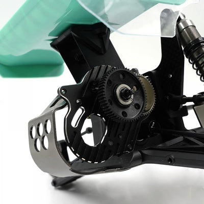 Yeah Racing Soporte del motor de aluminio negro Ultima KYUT-006BK