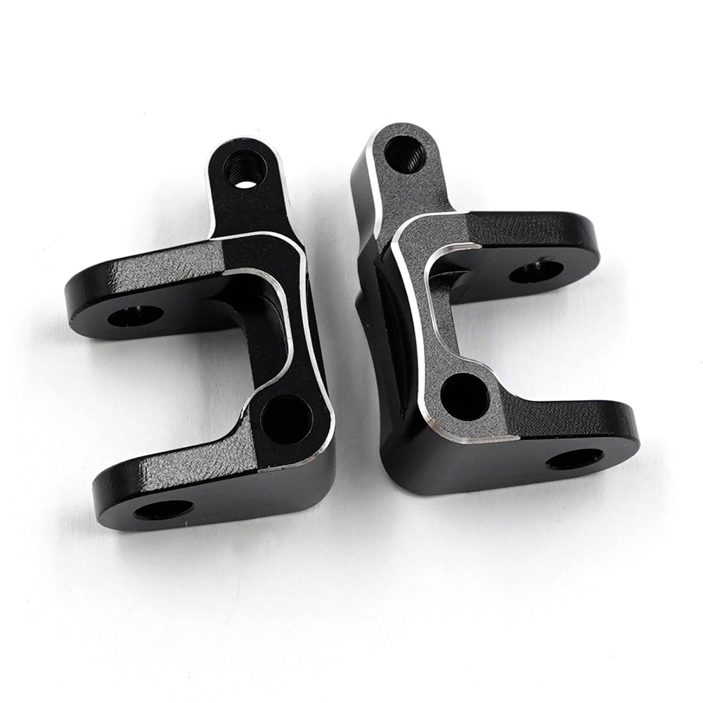 Yeah Racing Staffa anteriore in alluminio nero (x2) Ultima KYUT-004BK