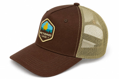 RC Team Gorra Trucker RC Team Explore Marrón y beige