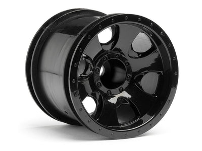 HPI 2.2 gloss black wheel (x2) Firestorm 106724