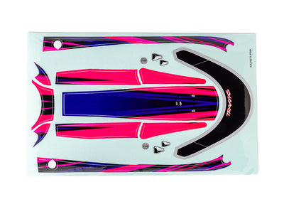 Traxxas Planche Stickers de capot Disruptor 10699