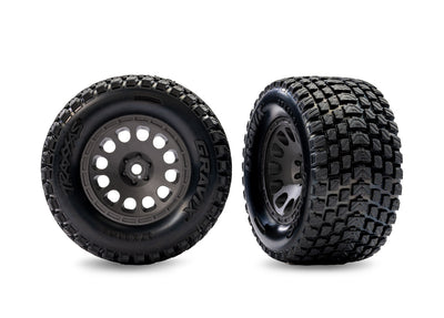 Traxxas Roue Gravix Avant Montée Collée (x2) Mini Maxx/XRT 10772-GRAY