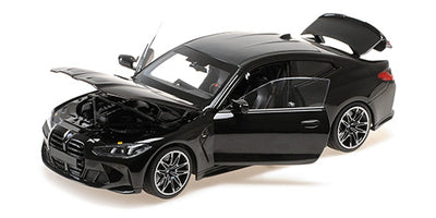 MiniChamps 2024 BMW M4 Metallic Black 1/18 Scale 110020141