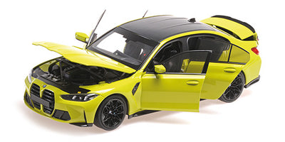 MiniChamps 2024 BMW M3 Yellow 1/18 110020222