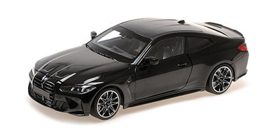 MiniChamps 2024 BMW M4 Metallic Black 1/18 Scale 110020141