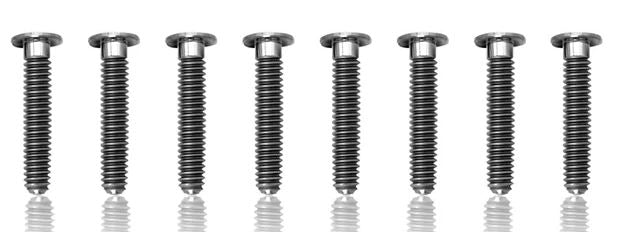 T-Work's Titanium Low Profile Screw 3x16mm (x8) TSS-316LP