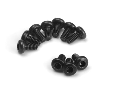 HPI Pyöreäkantainen ruuvi M2x4 mm (10 kpl) 161180