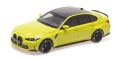 MiniChamps 2024 BMW M3 Yellow 1/18 110020222