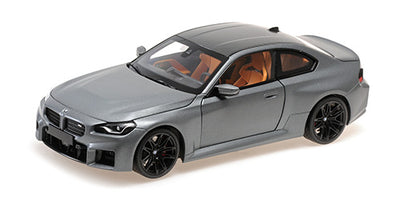 MiniChamps 2022 BMW M2 Matte Gray 1/18 Scale 110023121
