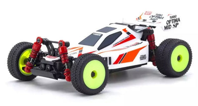 Kyosho Mini-Z Buggy MB-010 4WD Turbo Optima Mid Special Blanc RTR 32096W