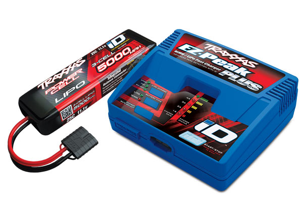 Traxxas Carregador EZ-Peak Plus 2970G + 1x Lipo 11.1V 5000mAh 2970G-3S