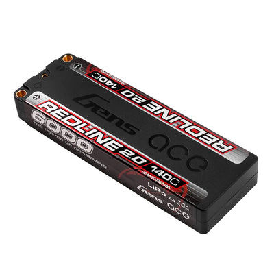 Gens Ace Redline 2.0 Hv ULCG 7.6v 6000mah 140C 2S1P lithium battery