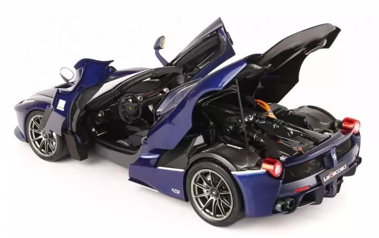 BBR Models Diecast Ferrari Laferrari Aperta Spider Tour de France sininen 1/18 BBR182235 BBR182235