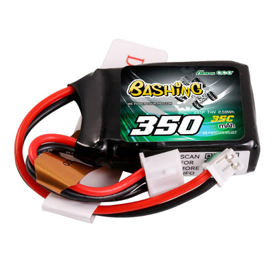 Gens Ace Accu Li-Po Bashing 7.4v 350 mah 35C JST PHR