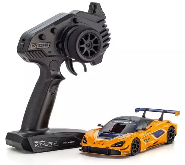 Kyosho Mini-Z RWD MR04 McLaren 720S GT3 Orange + KT531P RTR 32364OR Kyosho Mini-Z RWD MR04 McLaren 720S GT3 Orange + KT531P RTR 32364OR