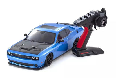 Kyosho Fazer MK2 Readyset Dodge Challenger SRT 2015 Bleu RTR 34415T2C