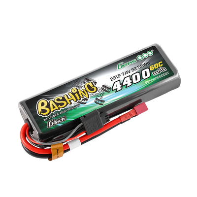 Gens Ace Batería Lipo para bashing G-Tech 7,4 V, 4400 mAh, 60 C, Dean GEA442S60DGT