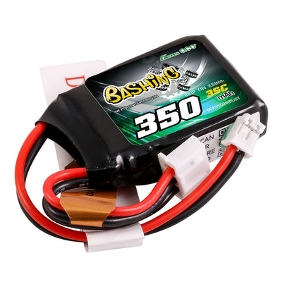 Gens Ace Accu Li-Po Bashing 7.4v 350 mah 35C JST PHR