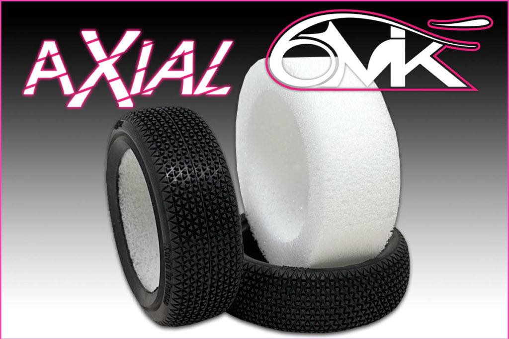 6MIK Slim Vorderreifen Axial + Einlagen 1/10 4x2 (x2) TM113