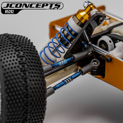 Jconcepts Juego de barras de acoplamiento de titanio azul (6 unidades) RC10 5292-1