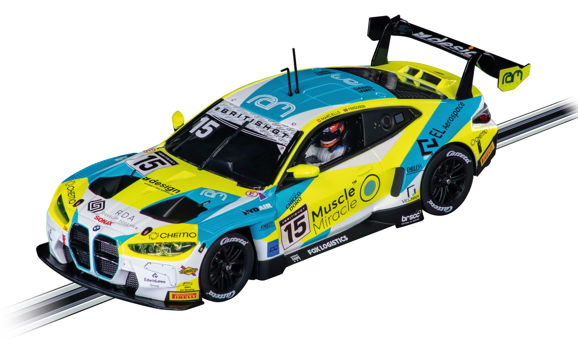 Carrera Digital 124 BMW M4 GT3 RAM Racing n° 15 Britse GT 2024 23995