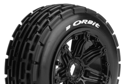 Louise RC B-ORBIT tires + 1/5 24mm front rims (x2) LR-T3265B