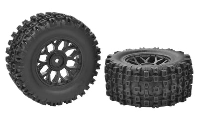 Corally Pneus + Jantes Noir (x2) Punisher C-00230-0070