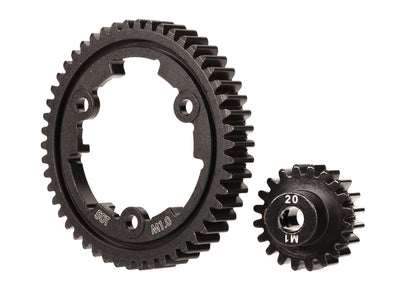 Traxxas Pack Couronne Large + Pignon Acier 50T/20T Funco 6450