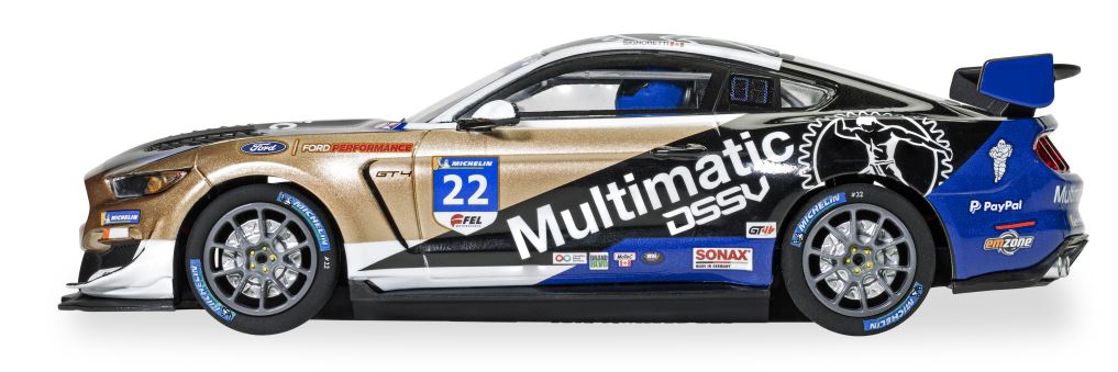 Scalextric Auto Ford Mustang GT4 canadese 2021 Multimatic Motorsport Standard C4403