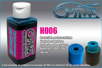 6Mik Mousse à filtre à air Bleu Neo/RB/6MIK pré-huilées (x6) PF001P