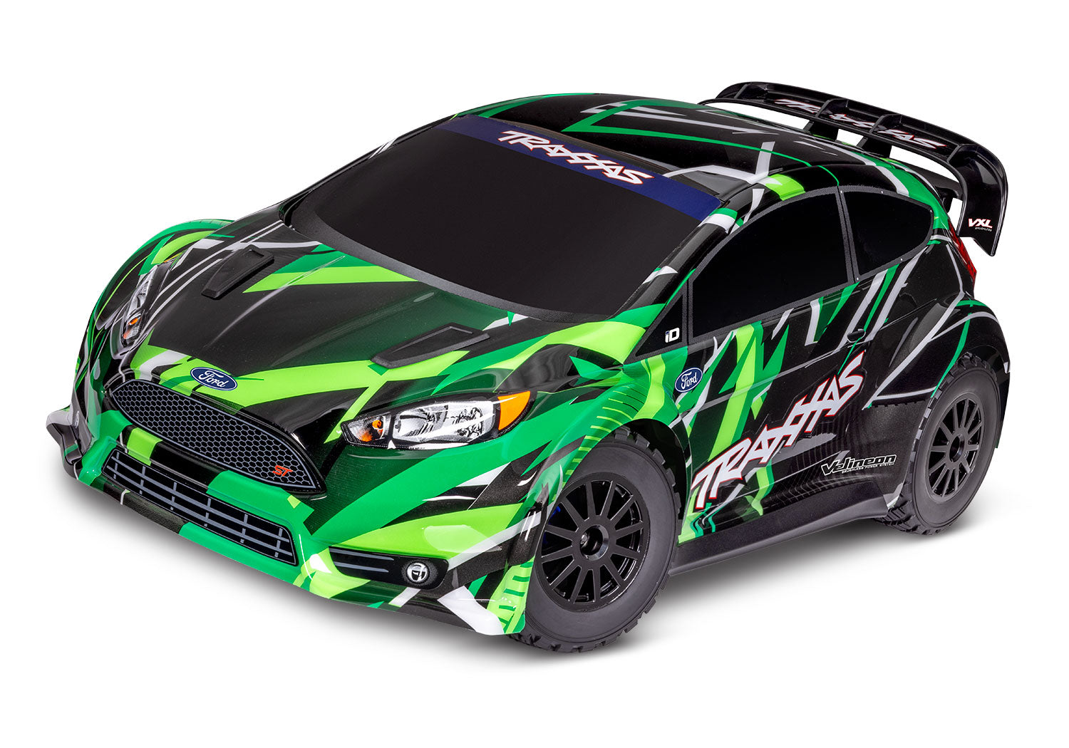 TRAXXAS FORD FIESTA RALLY BRUSHLESS CLIPLESS SANS ACCUS / CHARGEUR - MRC