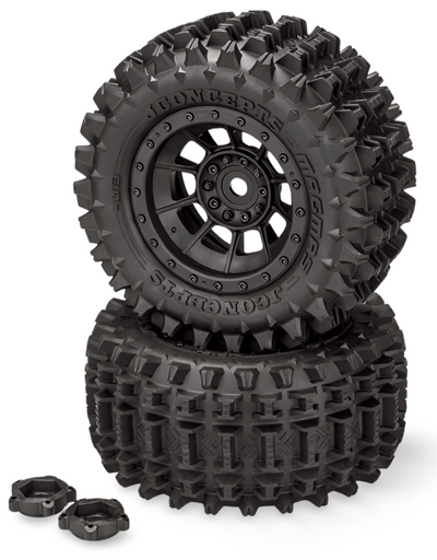 JConcepts Magmas Neumáticos + Llantas Negras (x2) XRT X-Maxx 4013-3994