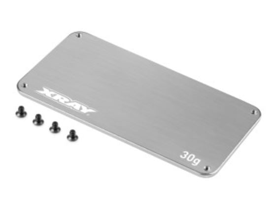 Xray Stahlplatte 30gr für elektronische Halterung XB2 2024 326152