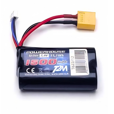 T2M Batterie Li-Ion 1500 mah Exocet Graphix T624/34XT
