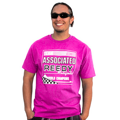 Team Associated Reedy Retro 80'S -T-paita, vaaleanpunainen SP005P