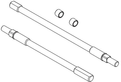 Absima Kardanwelle Hinten CR4.4 (x2) 1231093