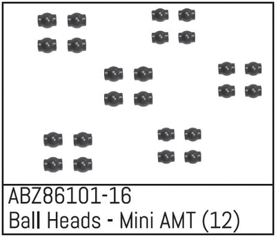 Absima Juego de rótulas (12 unidades) Mini AMT ABZ86101-16