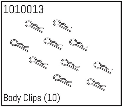 Absima Karosserie-Clips (X8) 1/18 1010013