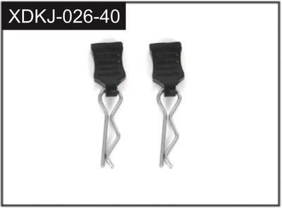 Absima Karosserie-Clips (X2) 1/20 J-026-40
