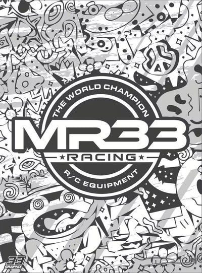 MR33 Signature white stand board 39x29x1 cm MR33-SIG-SB-ON-WHITE