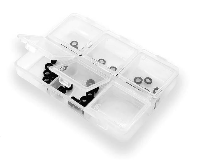 T-Work's M3 Aluminum Spacer Set Black (5x10) TA-159-BK