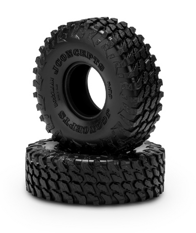 JConcepts Bossman 1.0" Green tires (x2) TRx4-M 4129-02