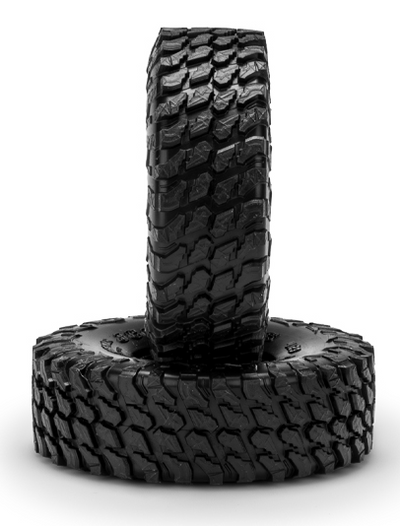 JConcepts Bossman 1.0" Green tires (x2) TRx4-M 4129-02