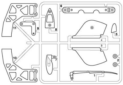 Tamiya Agrupamento J Nissan R91CP 1991 9115042
