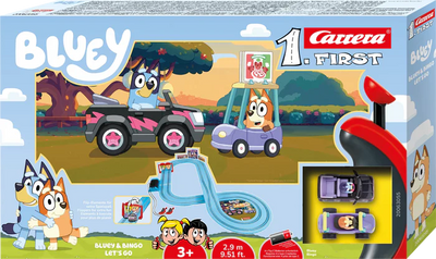 Carrera First Bluey & Bingo Circuit - Lets Go 63055
