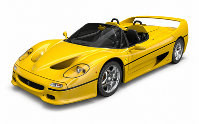 Pocher Diecast Ferrari F50 Giallo Modena HK63