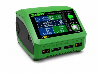 Zeen Carregador Z100 Duo 1-6S 100W AC/DC